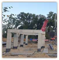 Rozpoczęcie montażu konstrukcji