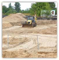 Początek robót przy układach podawania biomasy