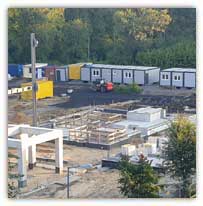 Początek wznoszenia budynku usług energetycznych