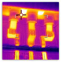 Obraz z kamery termowizyjnej