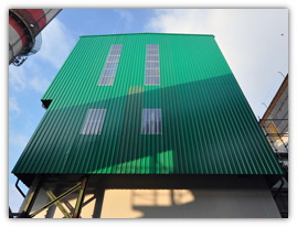 Instalacja filtra workowego kotła szczytowego