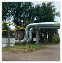 Fragment magistrali ciepłowniczej